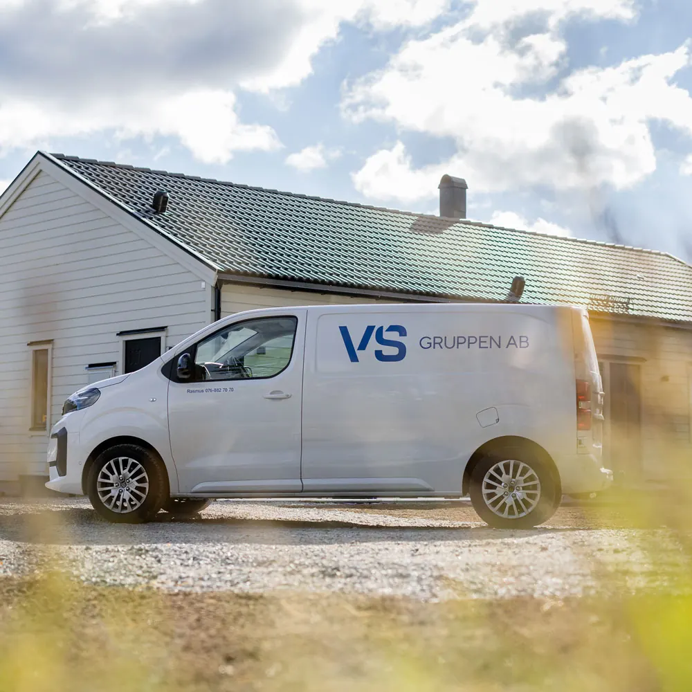 VS Gruppens servicebil — redo att rycka ut
